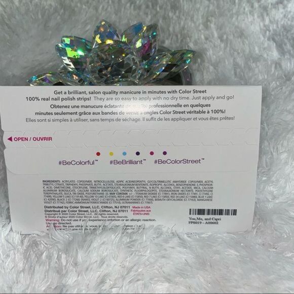 Color Street | You, Me and Capri - bold bubblegum color with gold shimmer - Picture 6 of 9